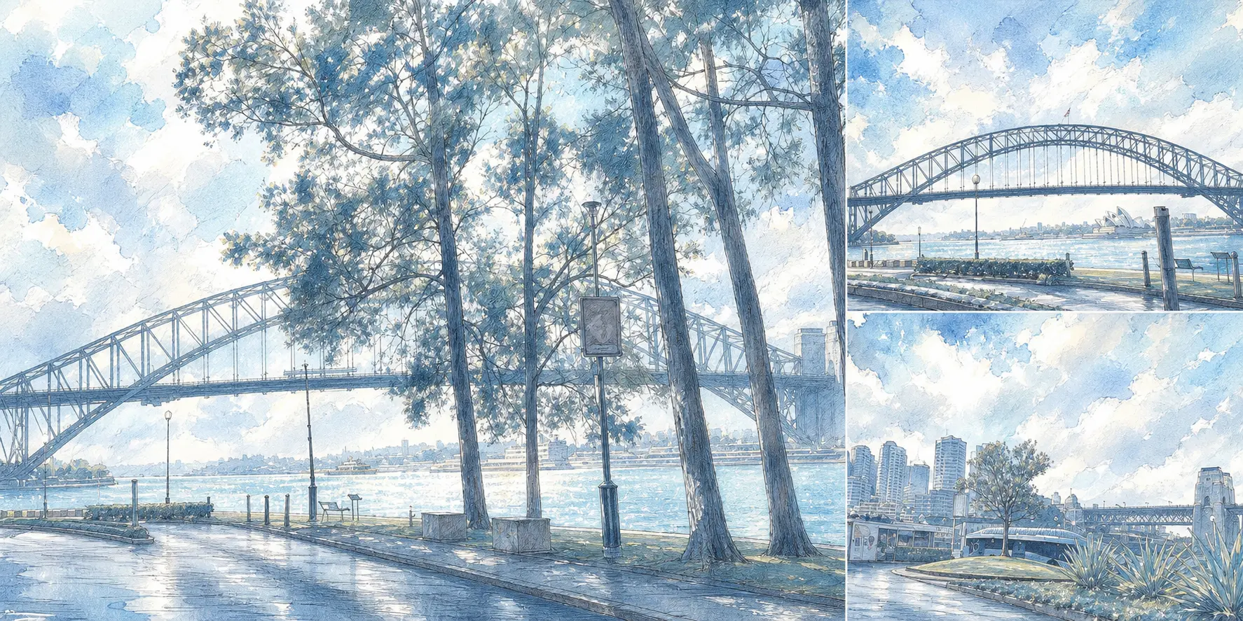 A sequence of illustrated moments from Where Home Returns