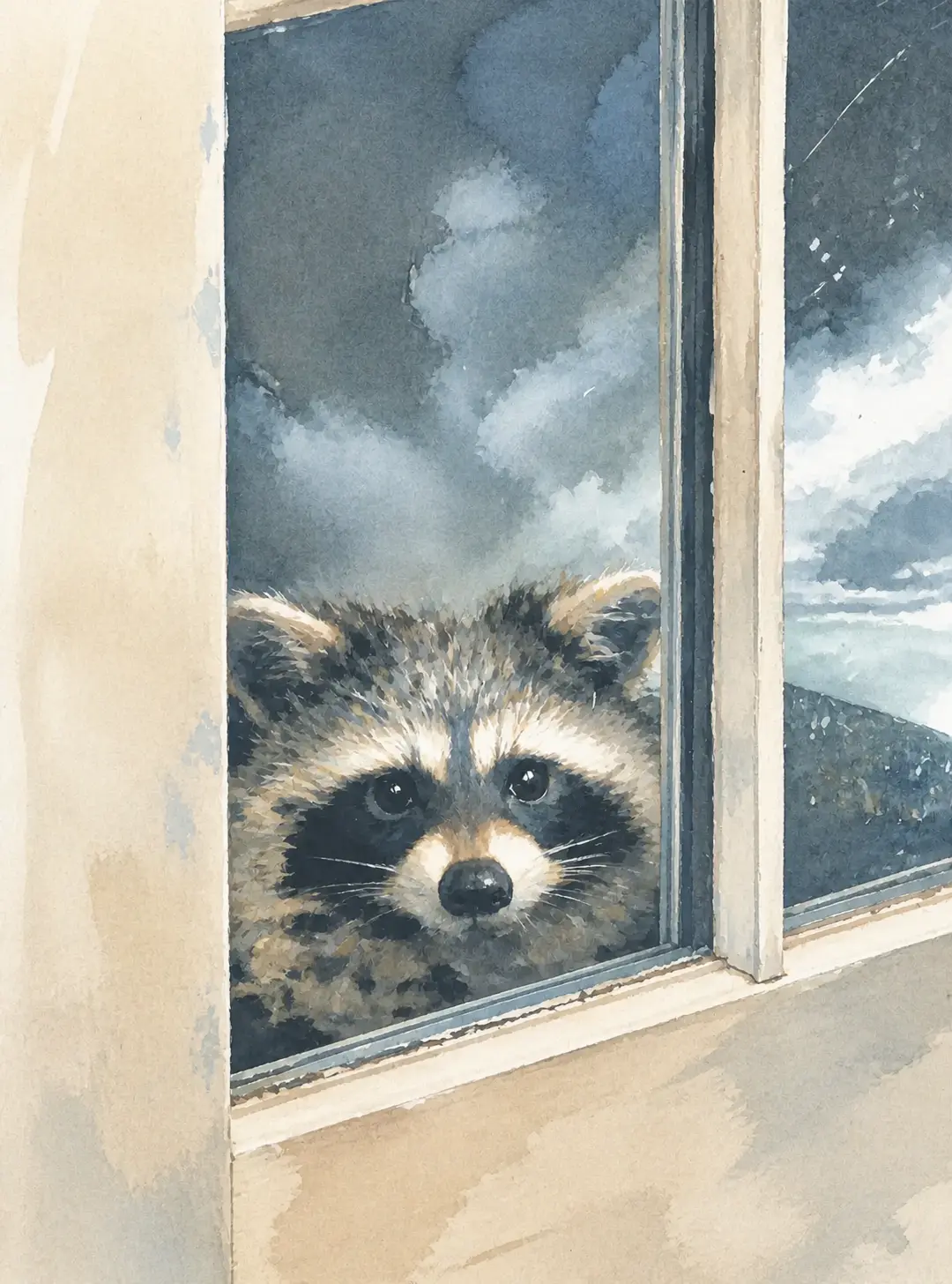 Silver-blue illustrated scene for Who Are You?