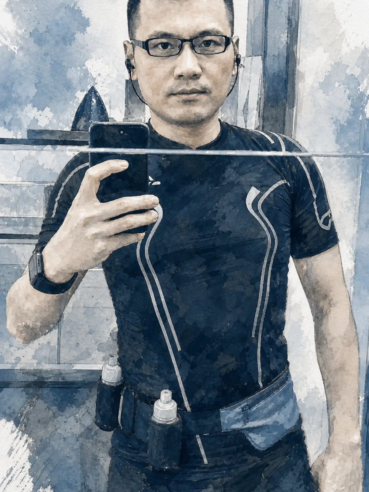 身体练习旅程后期的肖像